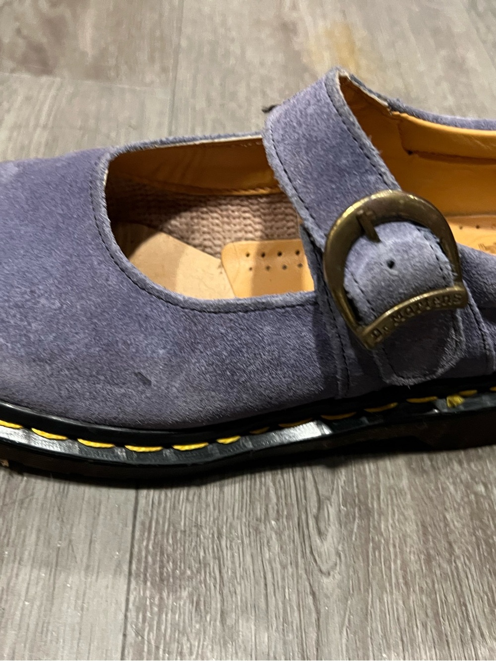 Woman’s Mary Jane Suede Shoes in Lavender Dr. Marten Size 9 - Picture 5 of 14